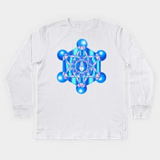 Metatron's cube Kids Long Sleeve T-Shirt